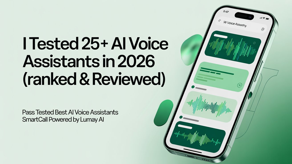 I Tested 25+ Best AI Voice Assistants in 2026 (Ranked & Reviewed)