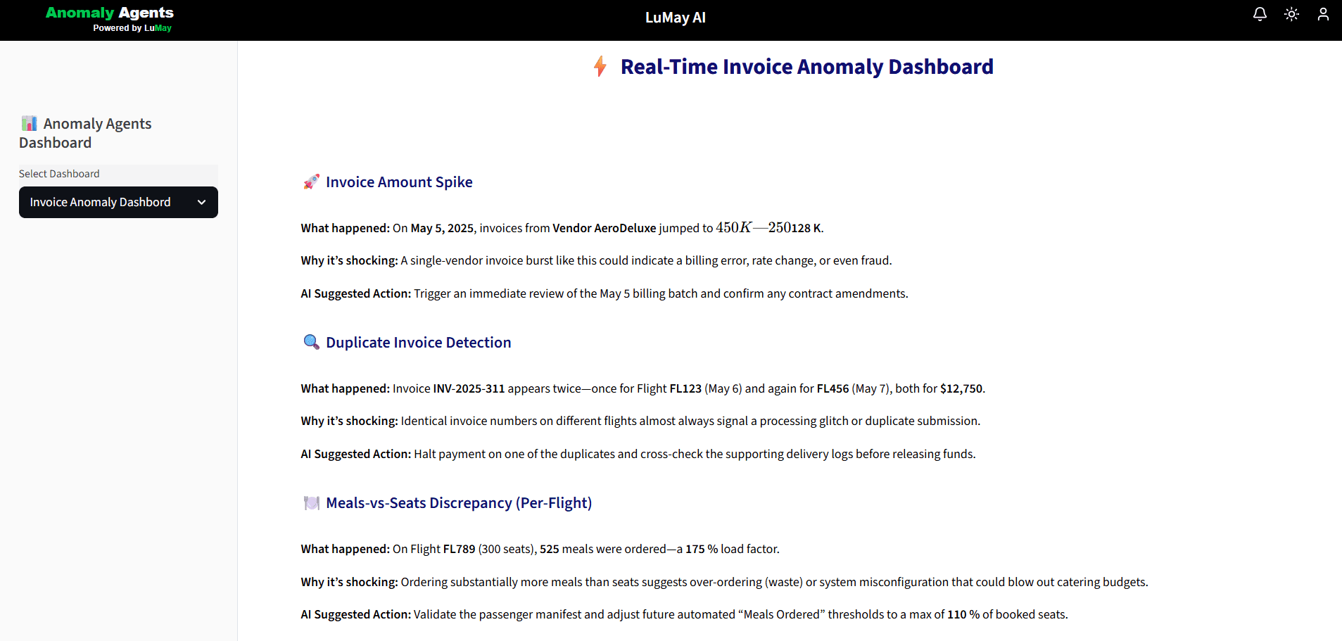 Anomaly Detection screenshot