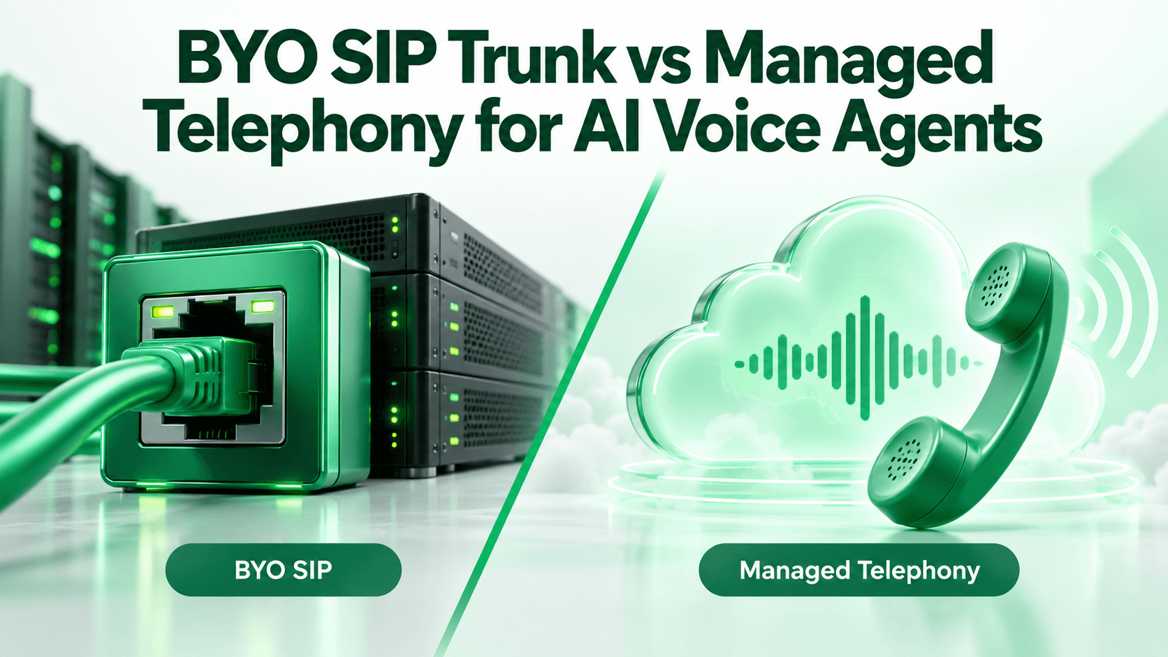BYO SIP Trunk vs Managed Telephony for AI Voice Agents: Cost, Control and Setup