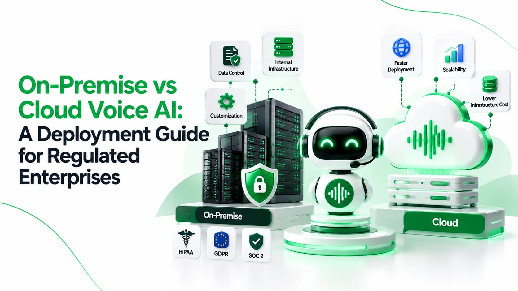 On-Premise vs Cloud Voice AI: A Deployment Guide for Regulated Enterprises