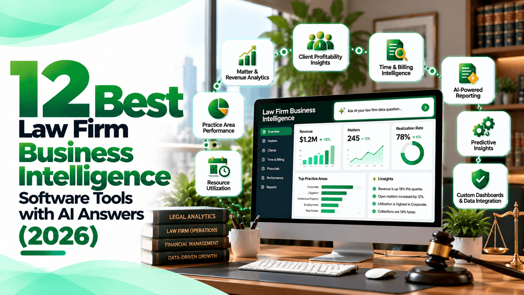 12 Best Law Firm Business Intelligence Software Tools with AI Answers (2026)