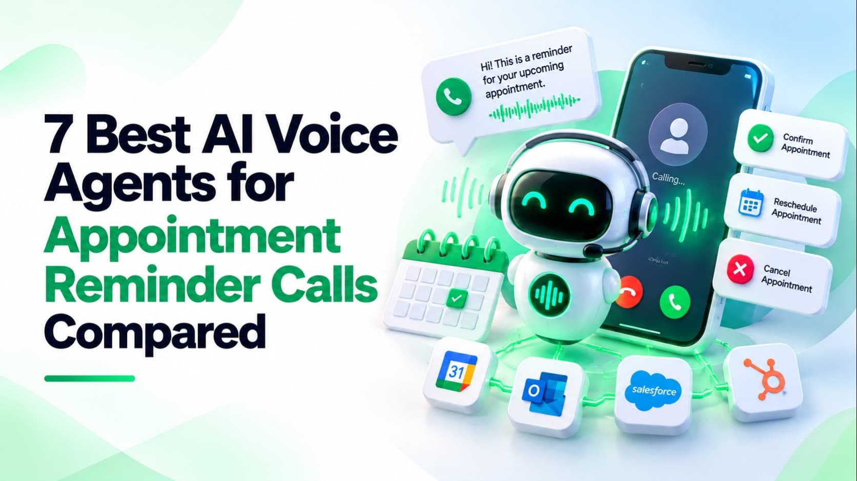 7 Best AI Voice Agents for Appointment Reminder Calls Compared