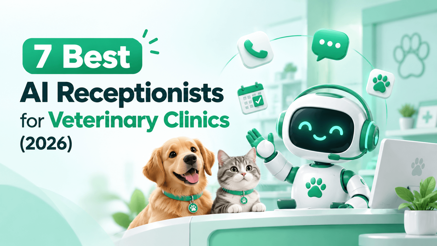 7 Best AI Receptionists for Veterinary Clinics (2026)