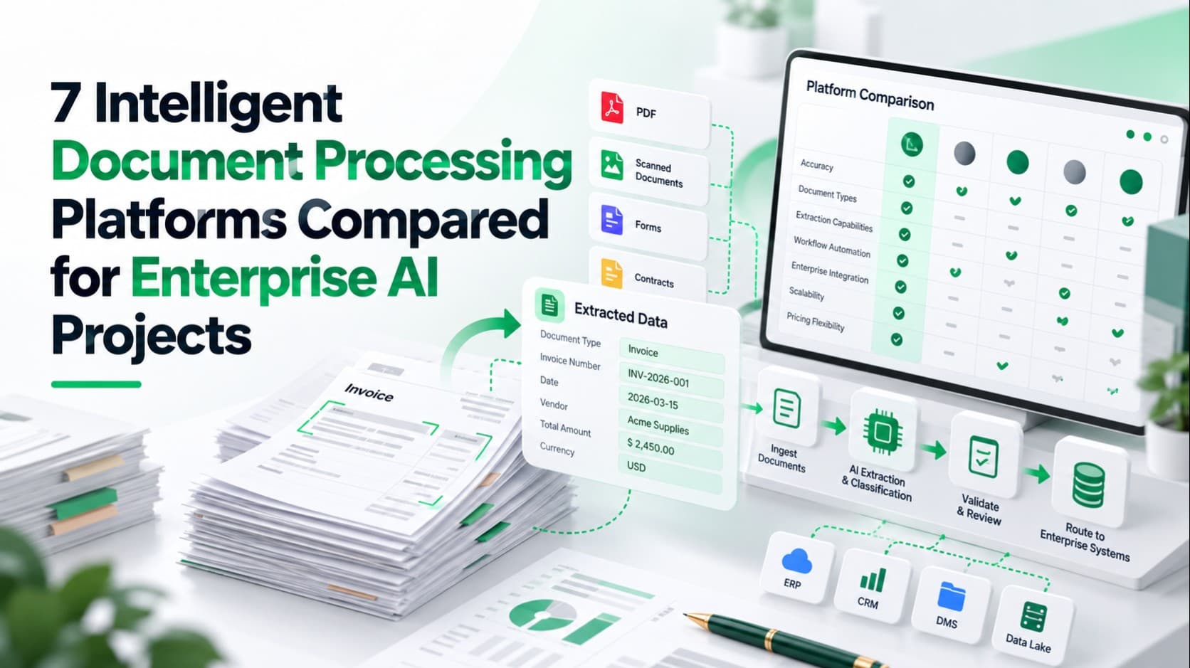 7 Intelligent Document Processing Platforms Compared for Enterprise AI Projects