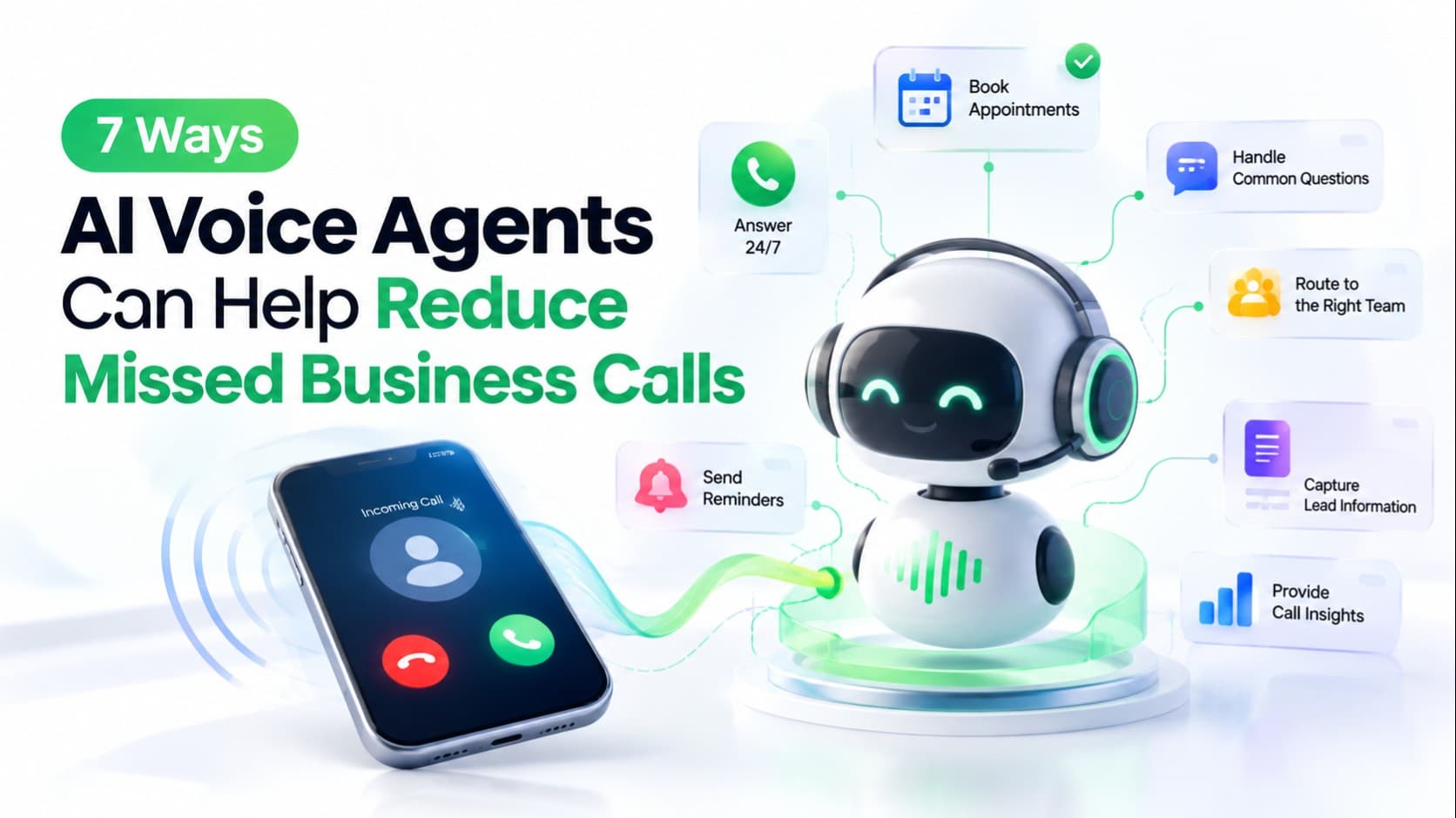 7 Ways AI Voice Agents Can Help Reduce Missed Business Calls