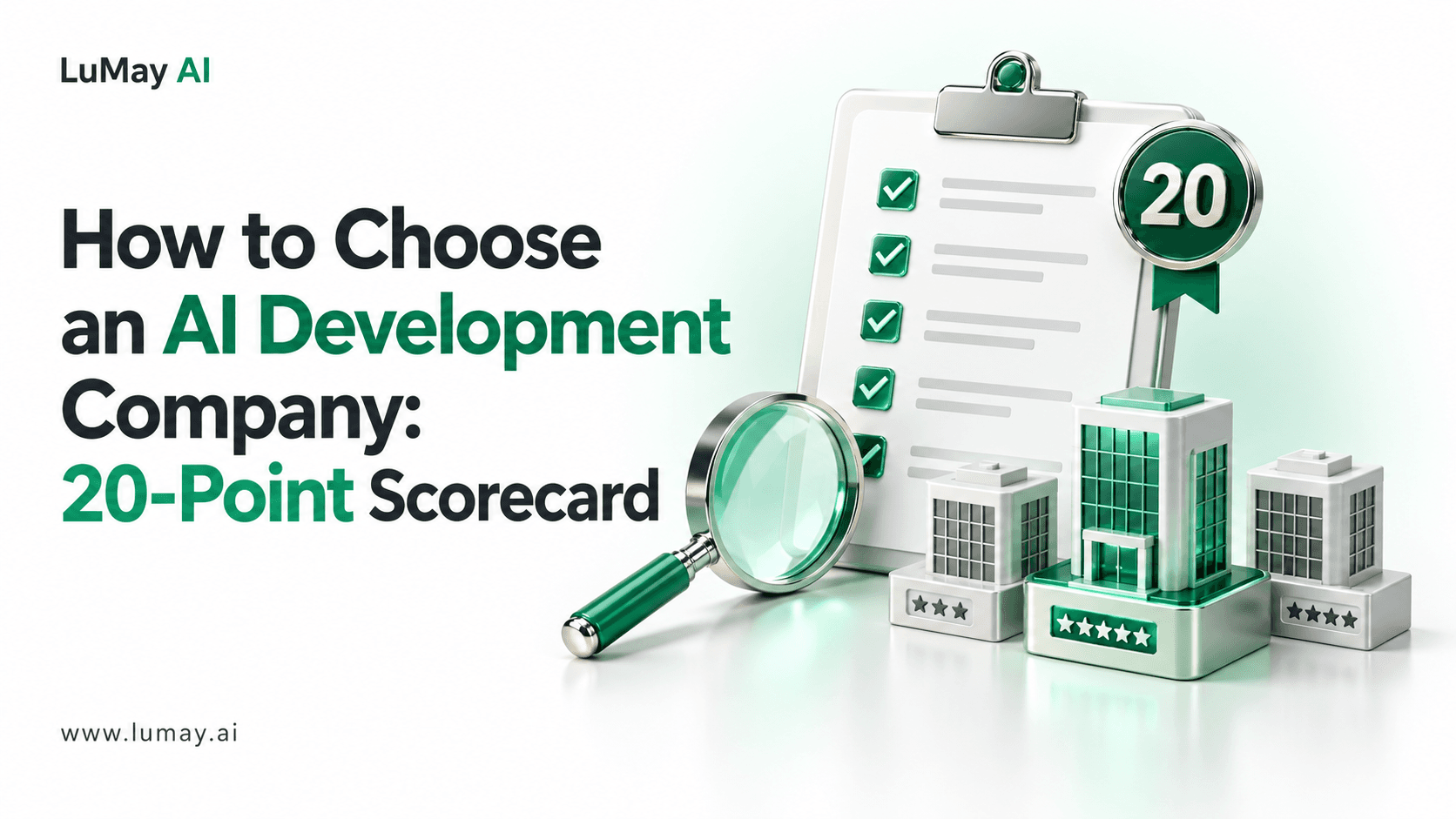 How to Choose an AI Development Company: A 20-Point Weighted Scorecard for Enterprise Buyers