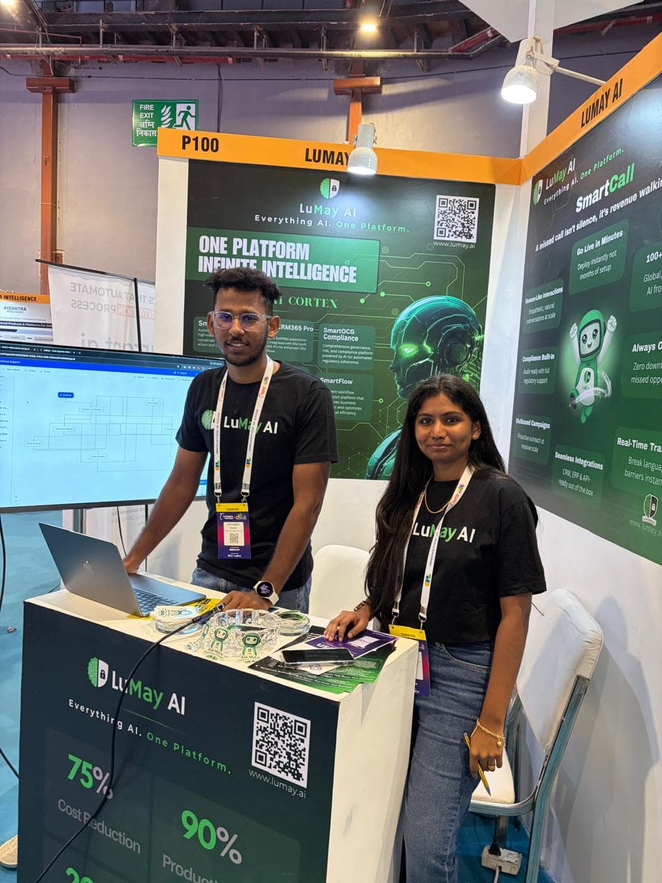 LuMay AI team at Convergence India 2026