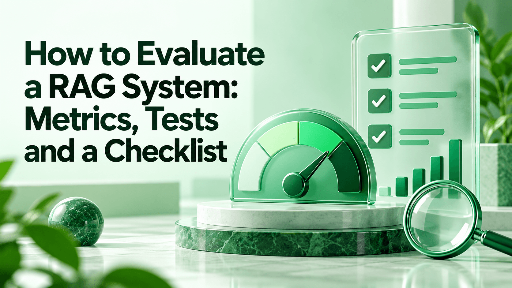 How to Evaluate a RAG System: Metrics, Tests and a Checklist