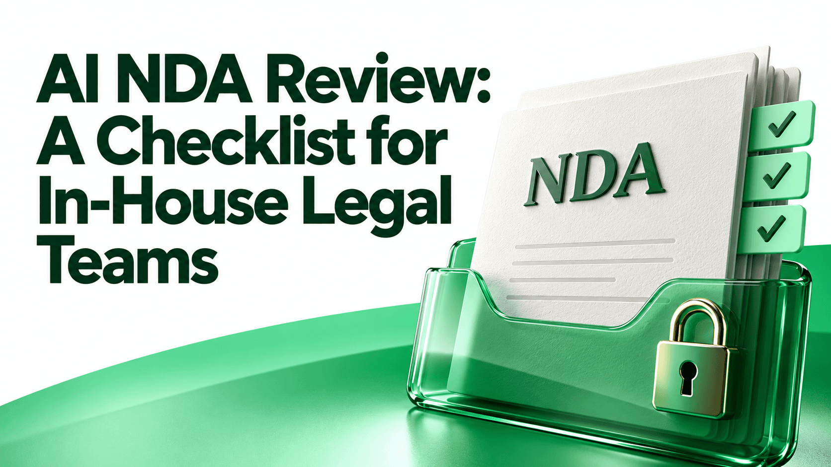 AI NDA Review: A Checklist for In-House Legal Teams