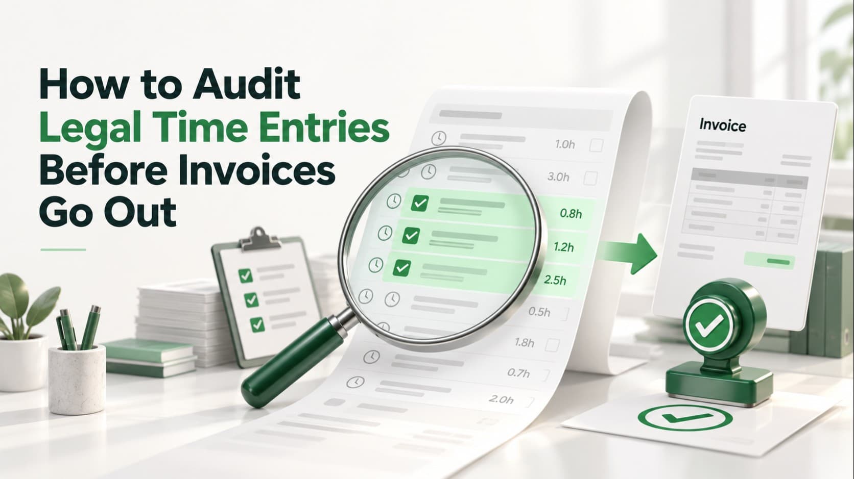 How to Audit Legal Time Entries Before Invoices Go Out