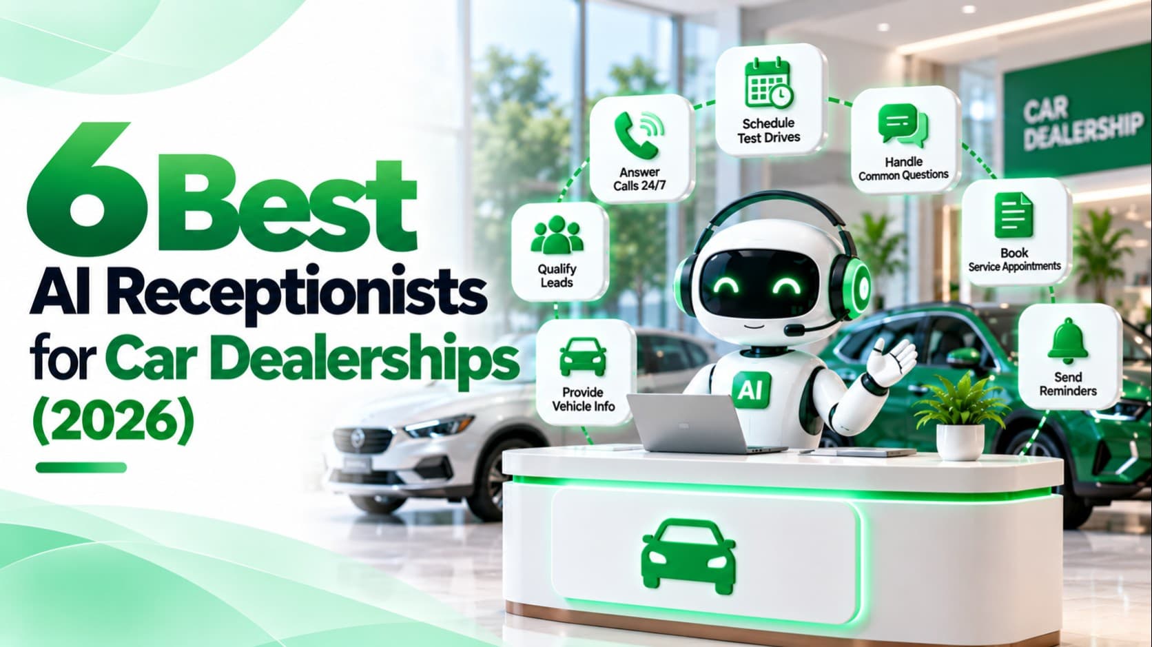 6 Best AI Receptionists for Car Dealerships (2026)
