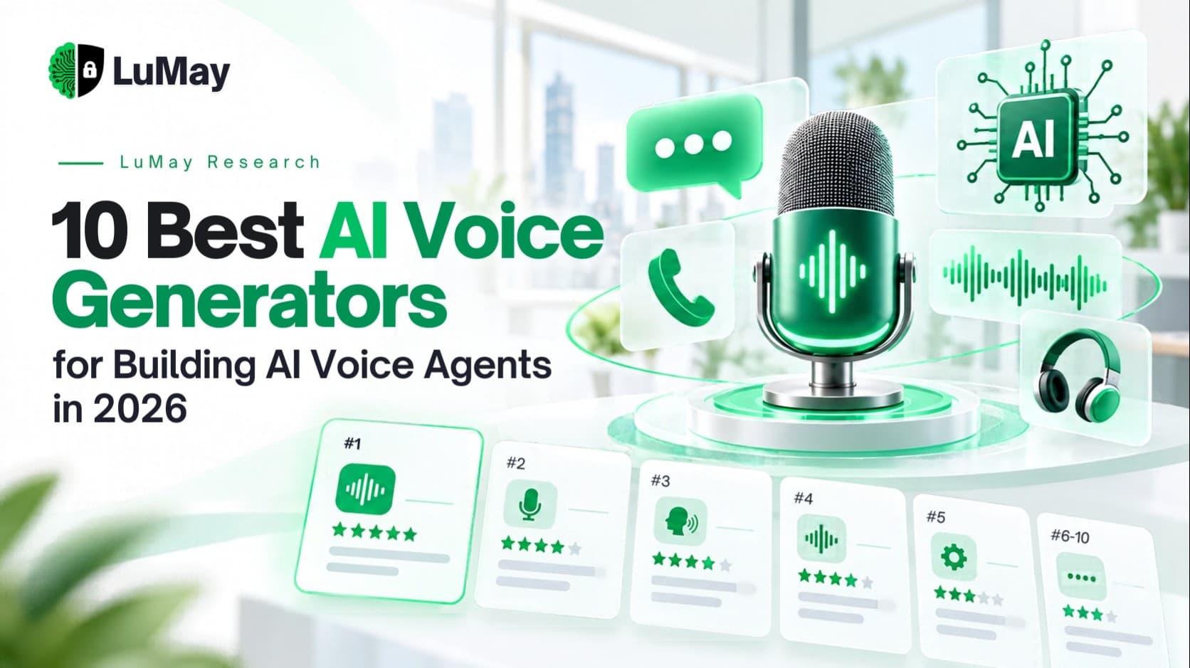 10 Best AI Voice Generators for Voice Agents in 2026