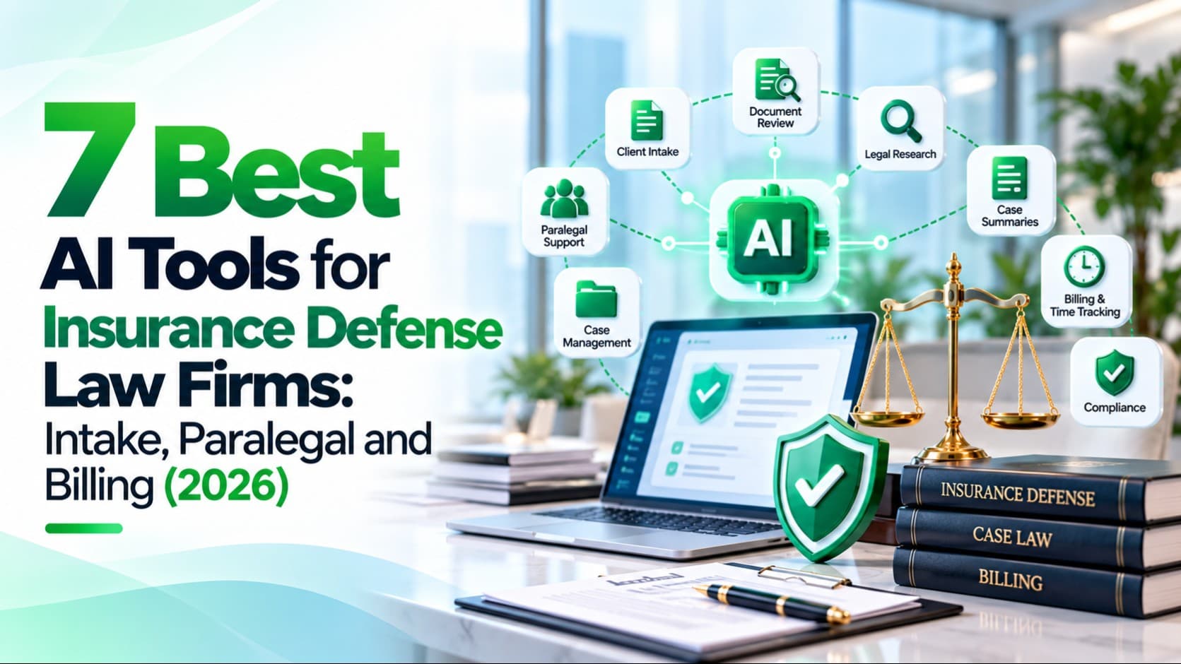 7 Best AI Tools for Insurance Defense Law Firms: Intake, Paralegal and Billing (2026)