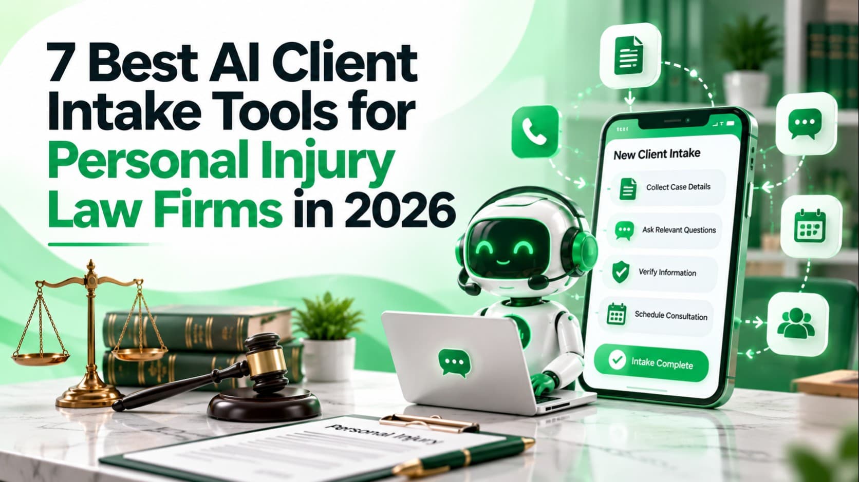 7 Best AI Client Intake Tools for Personal Injury Law Firms in 2026