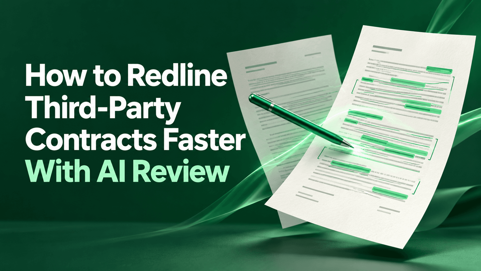 How to Redline Third-Party Contracts With AI: A Human Review Workflow