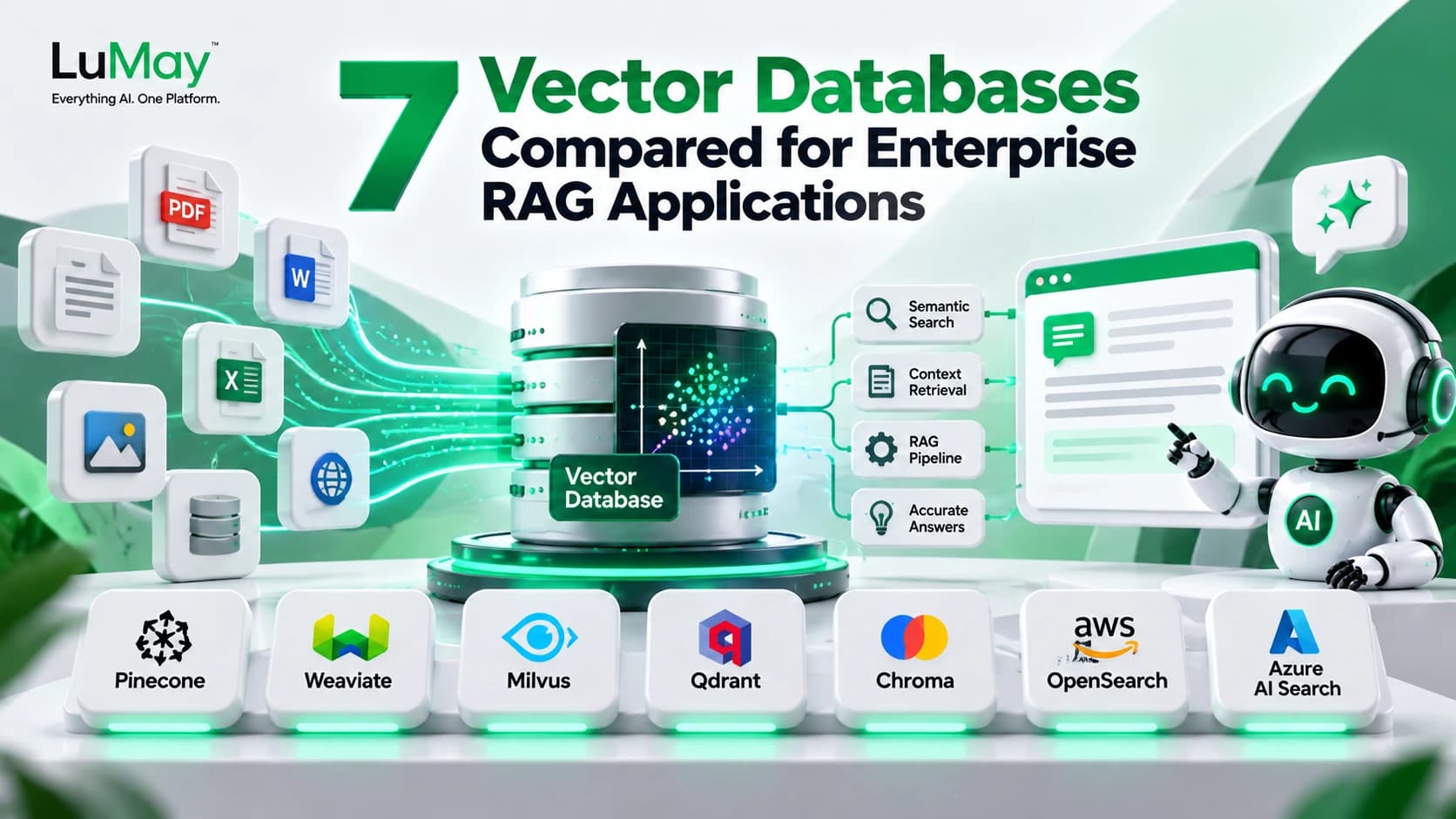 7 Vector Databases Compared for Enterprise RAG Applications