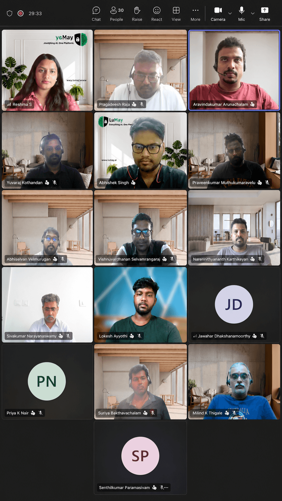AI training session