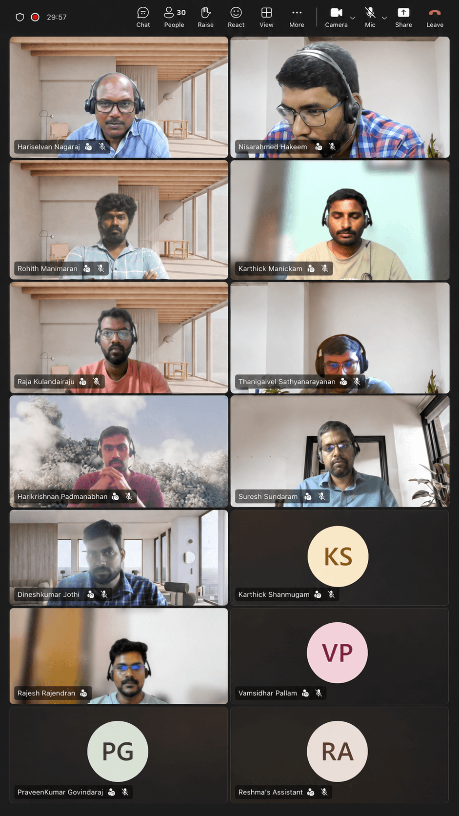 AI training session